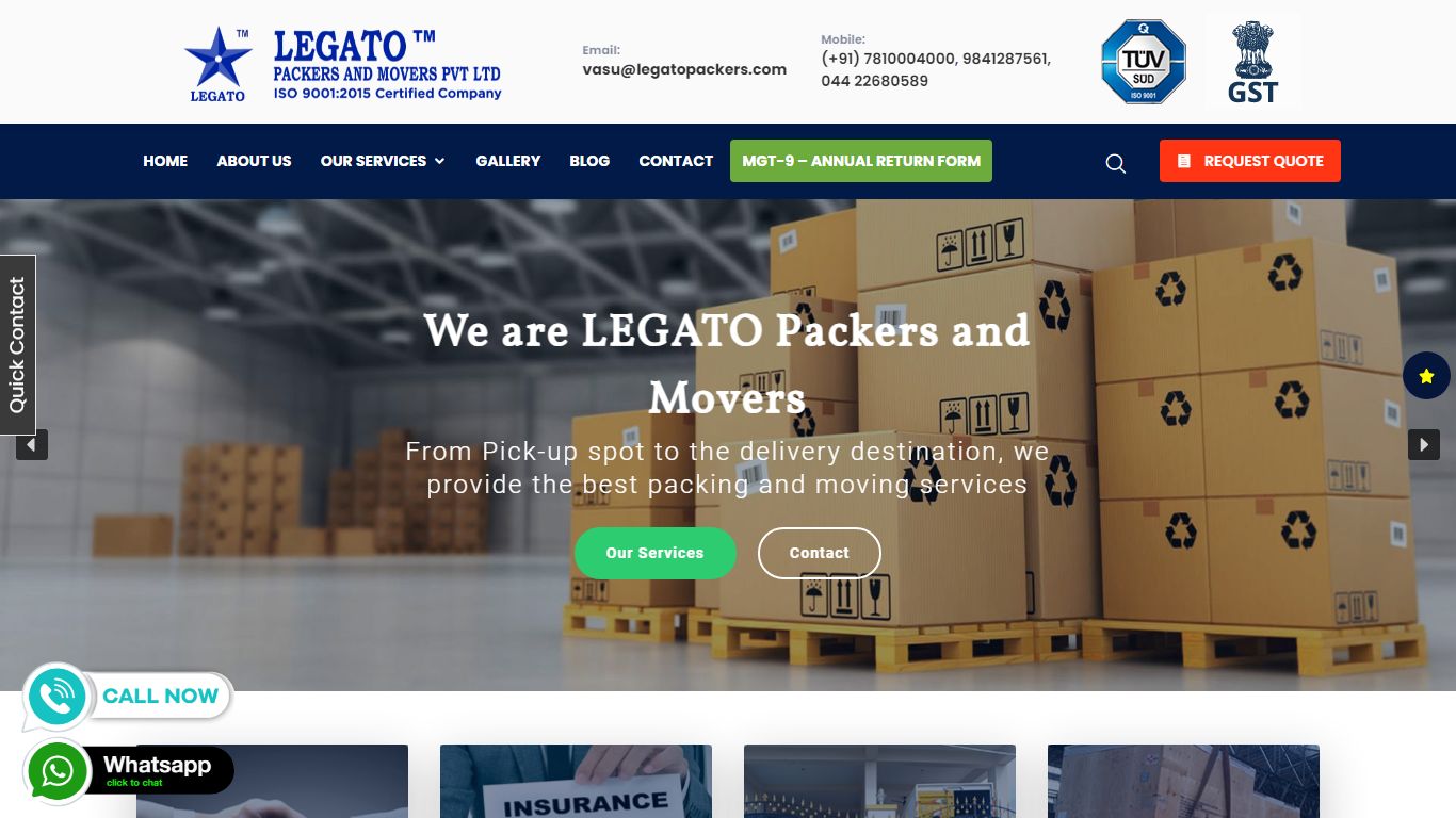 Legato Packers